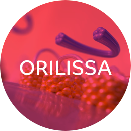 ORILISSA is a GnRH receptor antagonist available in 2 oral dosages