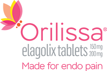 ORILISSA® (elagolix) 150 mg and 200 mg